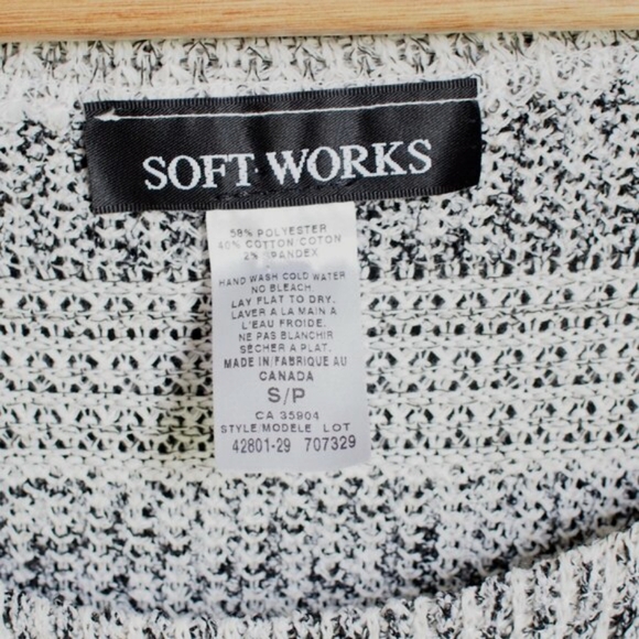 Soft Works | Sleeveless Striped Sweater - Picture 2 of 3